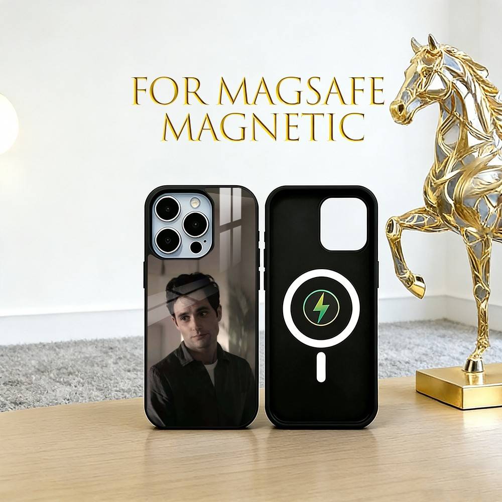 

Чехол для телефона Joe Goldberg Для iPhone17,16,15,14,13,12,11 Plus,Pro Магнитный Для Magsafe Беспроводная Зарядка iPhone16
