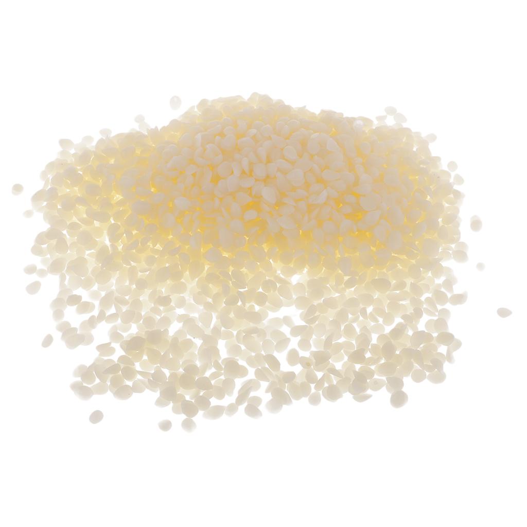 Organic White Beeswax Pellets Cosmetic Grade Natural Bees Wax Pastilles for DIY Soap Candle Lotion Lip Care