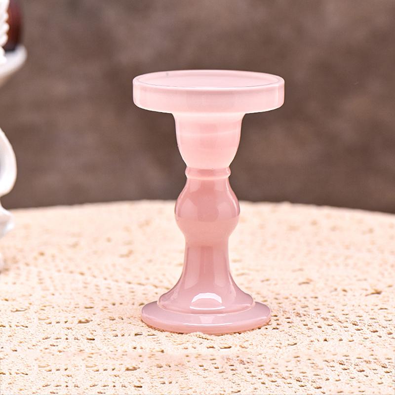 Portacandele a colonna in vetro Candeliere Portacandele affusolate per casa Camino Tavolo Bagno Decorazione Matrimonio