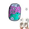 Green Frog DIY PVC Detachable Shoe Accessories - Buckle & Flower Ornaments for Hole Shoes