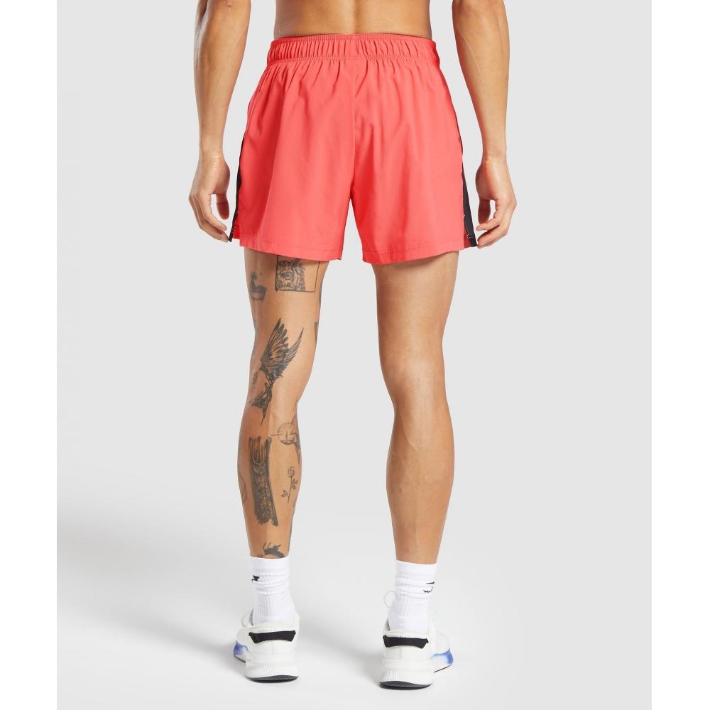 Gymshark Pantaloni scurți Sport 5 roz tropical negru A1b3m Kcb2