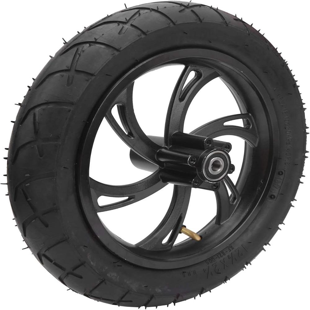 Aluminum Alloy Hub Scooter Tire Replacement Rubber Tire Rubber Tyre Wheel Electric Bicycle Use