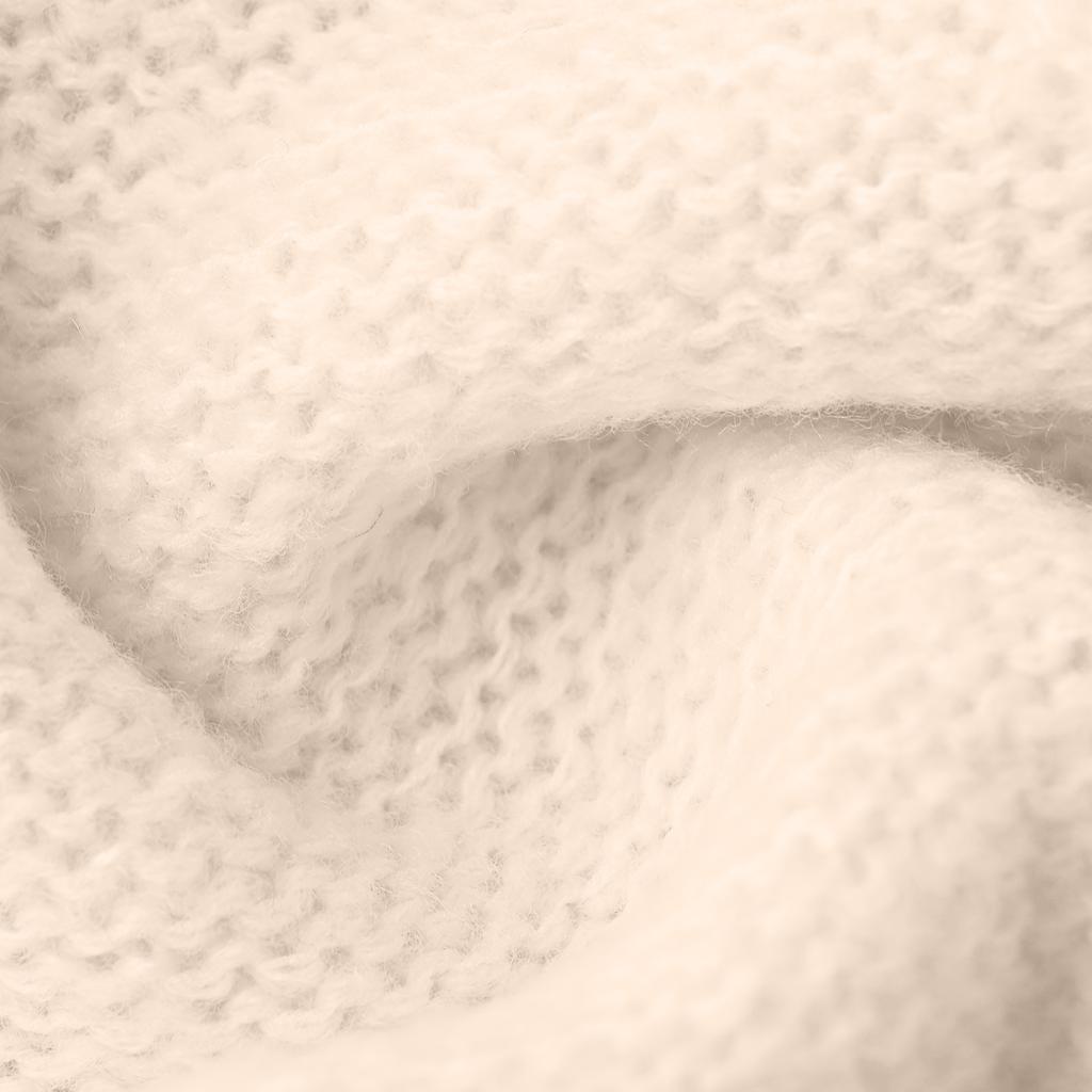 Women's Solid Color High Neck Knitted Top, Casual Commuting Loose Sweater