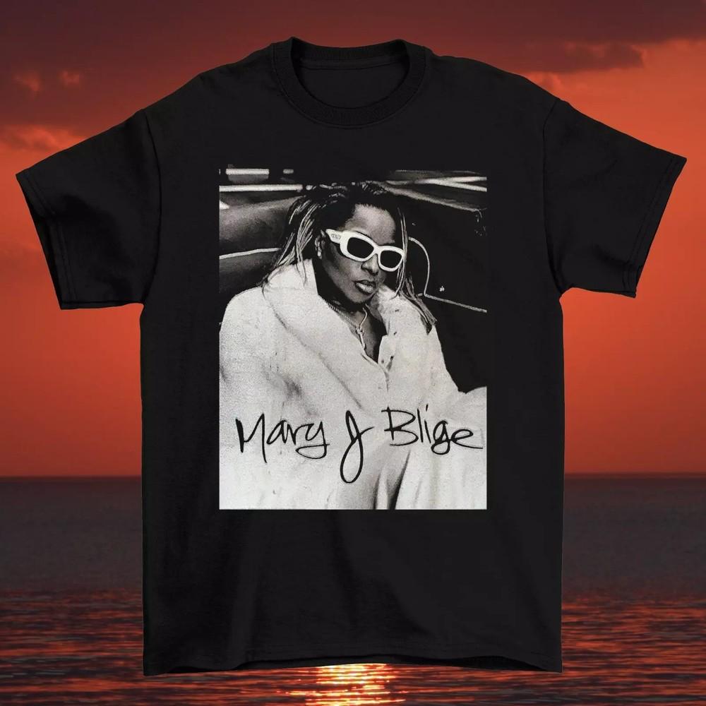 Mary J. Blige Singer Black Unisex Short Sleeve All Size S-234XL T-Shirt Unisex T-Shirt
