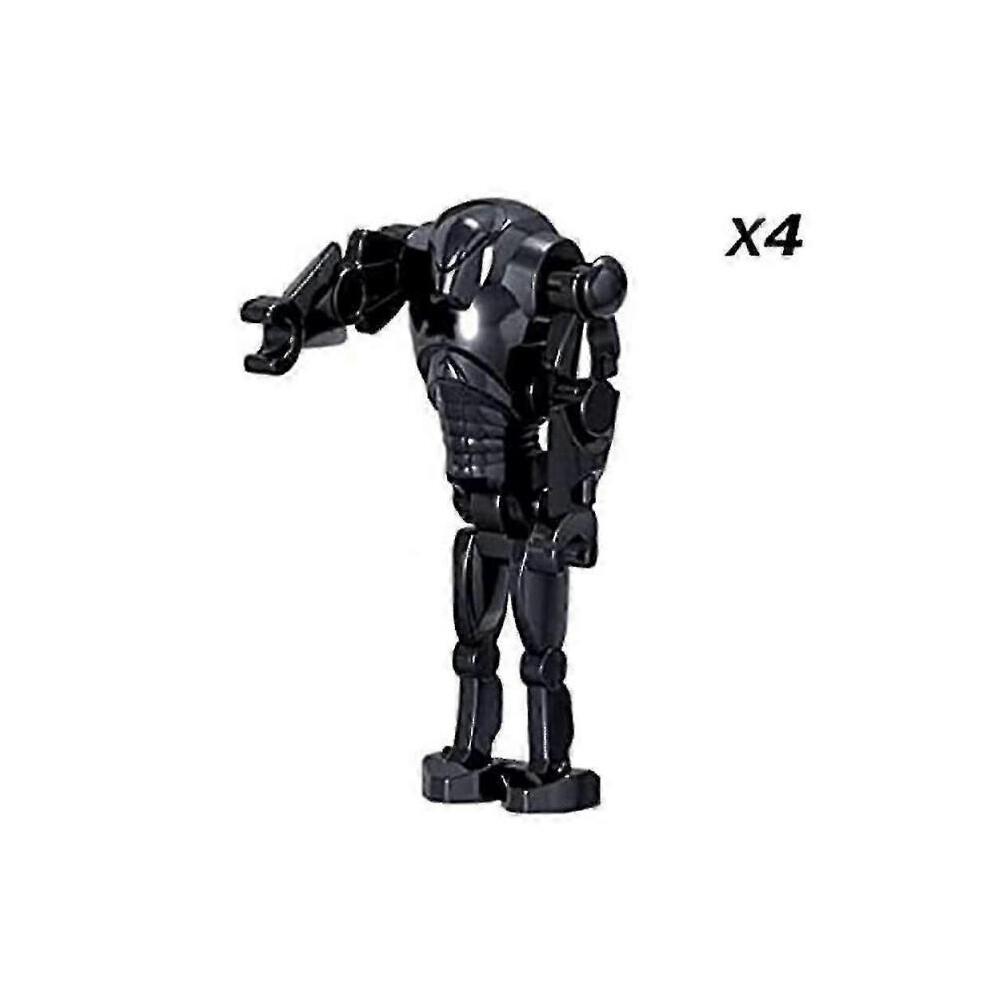 Set di Blocchi da Costruzione 24 Pezzi Star Wars Battle Droids Mini Action Figures Bambola Collezione Giocattoli Decorazione Regalo di Compleanno