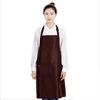 Apron Pure Color Kitchen Apron Big Pocket Adult Apron Kitchen Accessories 1pcs