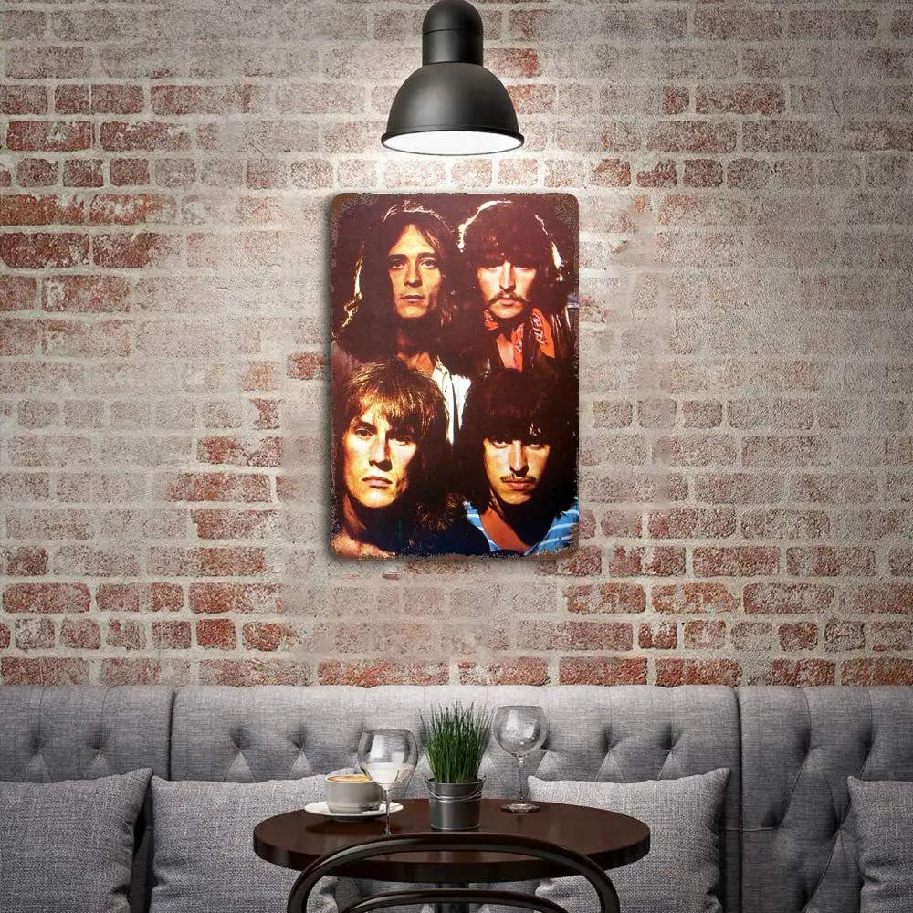 Bad Company Band metal Decor Poster Vintage Tin Sign Metal Sign Decorative Plaque for Pub Bar Man Cave Club Wall Decoration