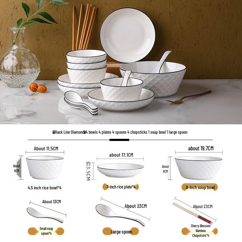 Nordic Ceramic Dinnerware Set