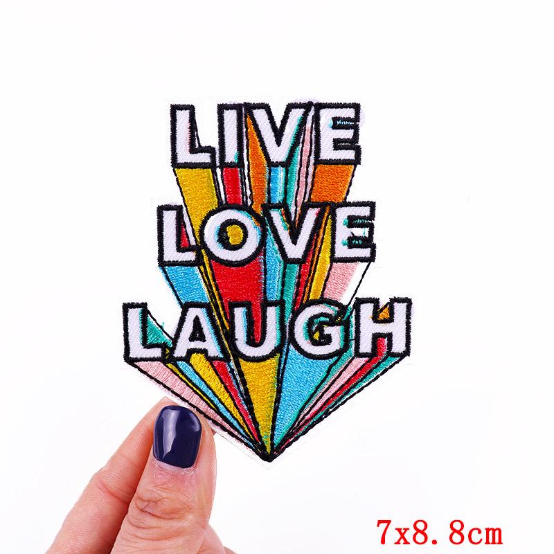 Jackets Diy Cartoon Patch Letter Embroidery Patch Iron On Patches For Clothing Thermoadhesive Patches On Clothes Sew Stickers