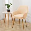 Spandex High Arm Chair Cover  Elastic Solid Color Dining Chair Slipcover Removable Seat Protector for Wedding Hotel Home Decor