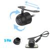 Car-mounted Driving Recorder Pulls Back Camera Butterfly 5-hole HD Night Vision Rear View Waterproof.