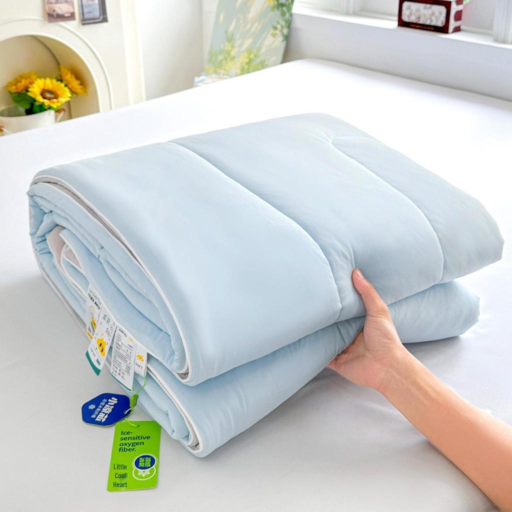 2026 Cool Silk Double-Sided Summer Quilt: Washable, Air Conditioning Comfort