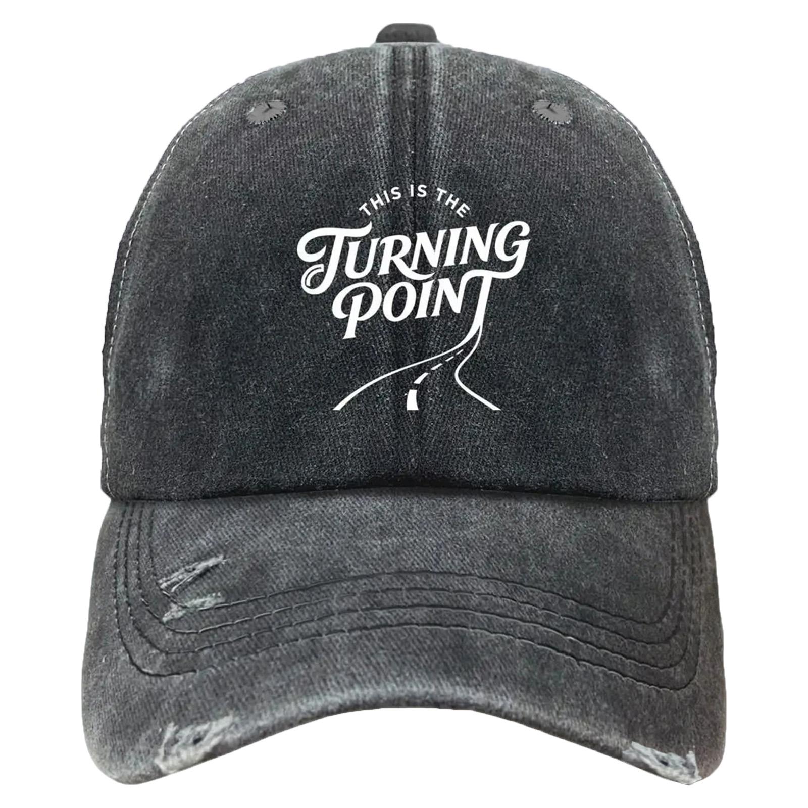 

Net Hat Cycling Casual Breathable Sun Hat Letter Washed Denim Baseball Cap One Size белый