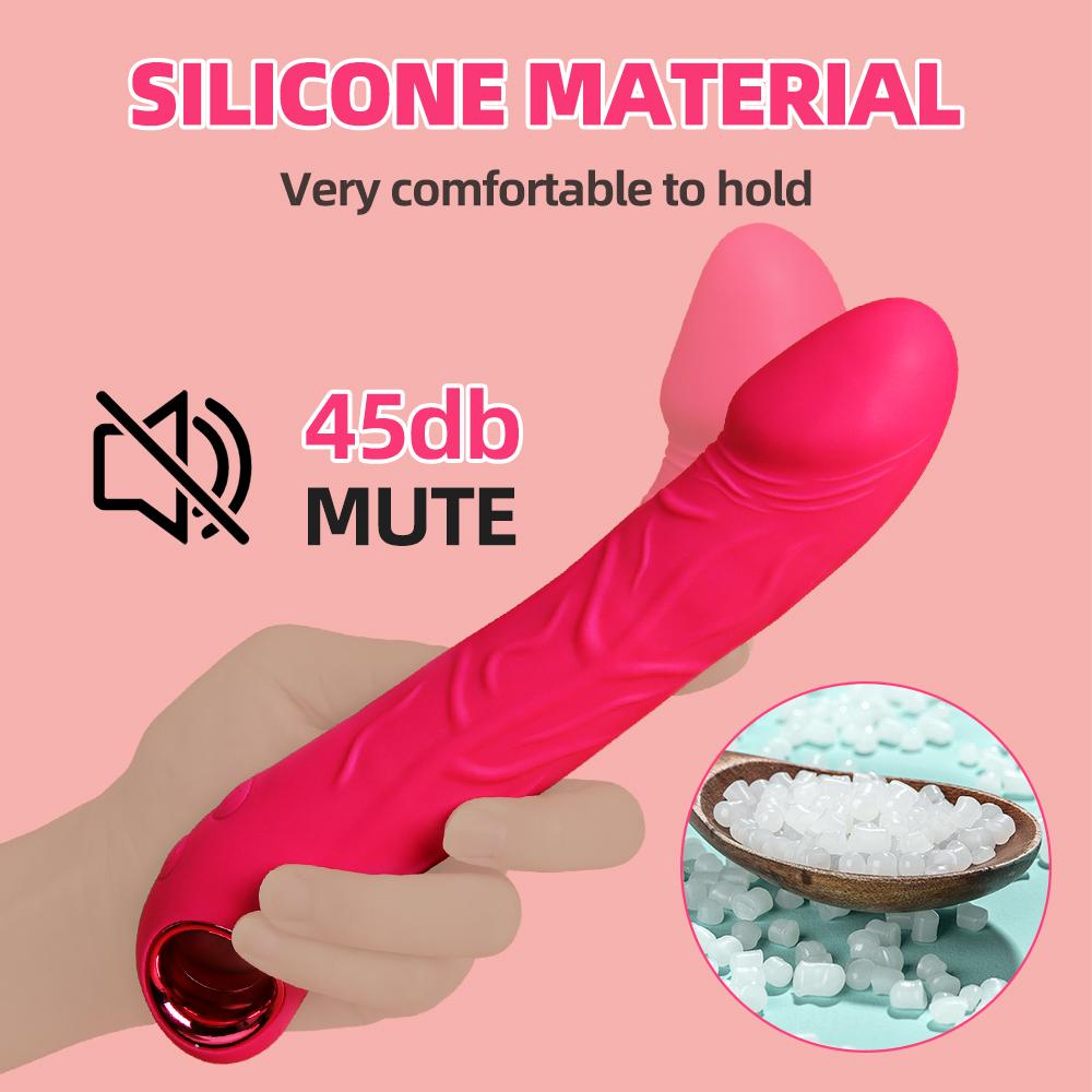 Telescopic Vibrator Penis Vibrating Female Masturbator Powerful AV Magic Wand Clitoris G-Spot Vibration Massager Female Sex Toys Adult Supplie