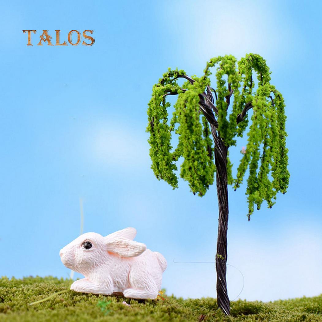 

Миниатюрное цветущее дерево для кукольного домика или мини-сада Willow Tree