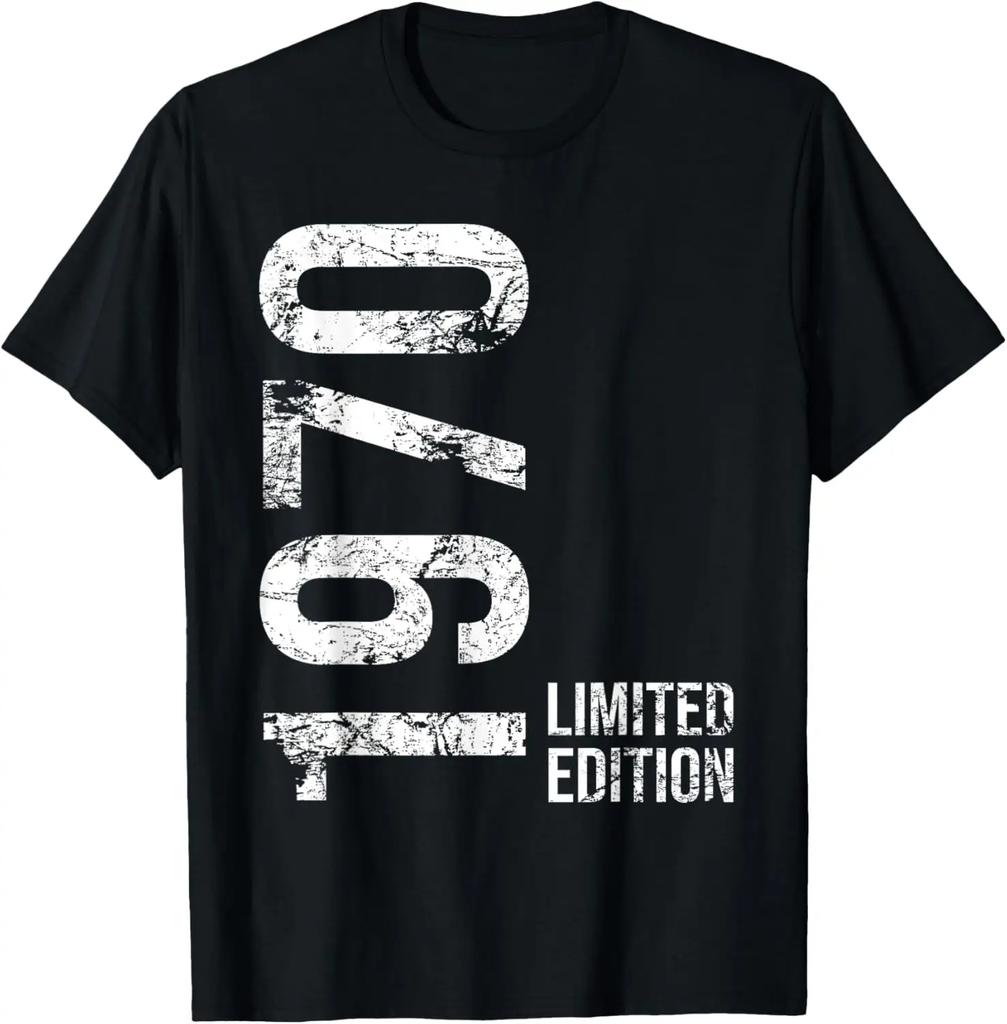 Limitierte Auflage 1970 55. Geburtstag T-Shirt geboren 1970 Vintage Paar Stil Unisex mach alt Vintage lässig Streetwear Oberteile
