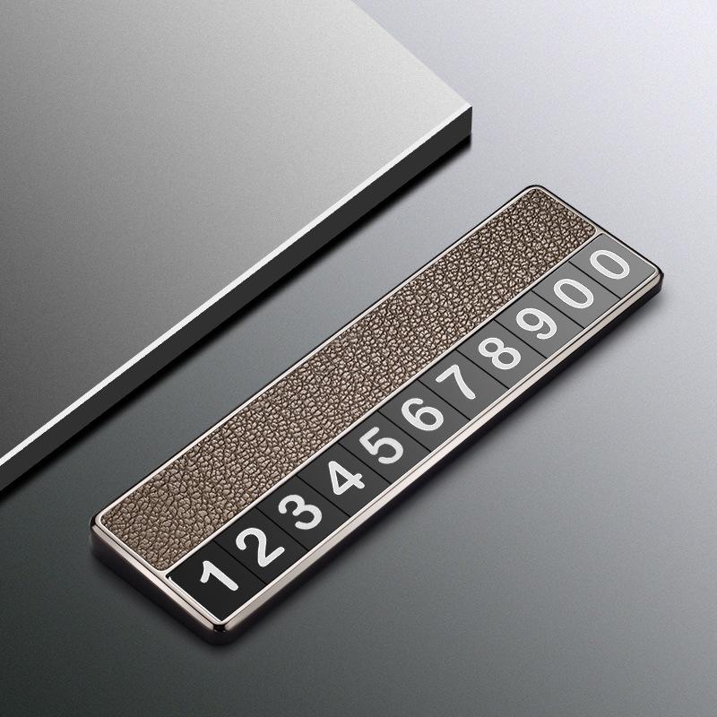 Tesla Model Y/X/S Temporary Phone Number Parking Plate