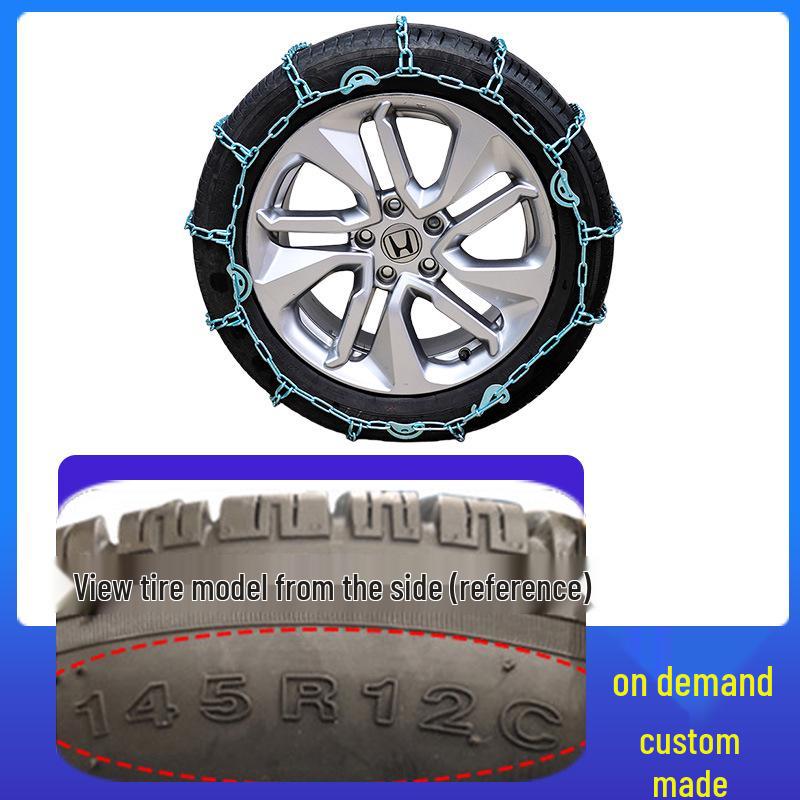 22 Series Full Coverage Anti-Skid Tire Chains for Cars, Trucks, Lorries, Buses, and Electric Vehicles