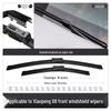 2024-2025 Xiaopeng G6 Frameless Wiper Blades: 25” & 23” Rubber Strips