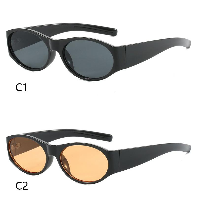 Minimalist Trend Oval Sunglasses Women Men Premium Feel Exquisite Sun Glasses Fashion Party Vacation Glasses