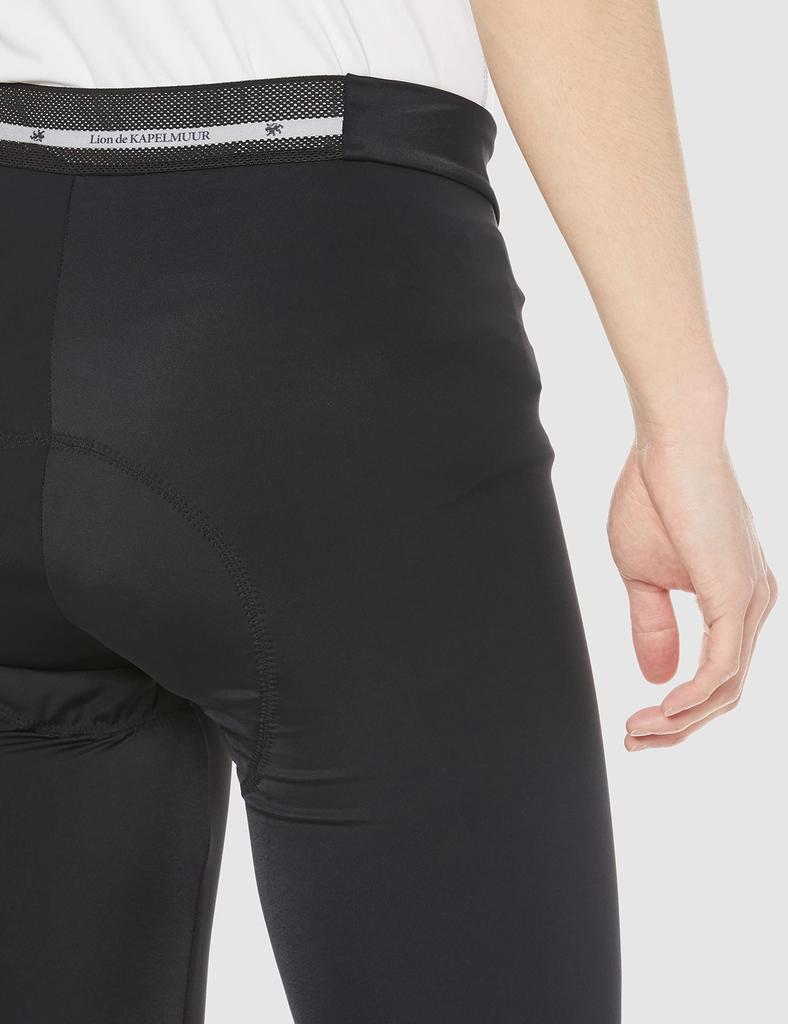 Lion de Kapelmuur ProRide Padded Cycling Tights for UV Over UV 16mm Thickest Size M Spring/Summer, Protection, 95% Protection, Pad, Black,