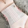 M+ Enhanced English Alphabet Waist Support Sports Belt: 6-Row Hook-and-Eye Postpartum Waist Cincher & Abdomen Control Shaper