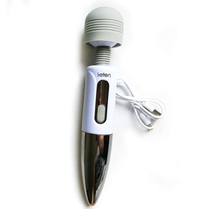 Leten Clitoral Vibrator for Female Masturbation Orgasm AV Stick Magic Wand Massager Stimulate Nipple Clitoris Sex Toys for Woman