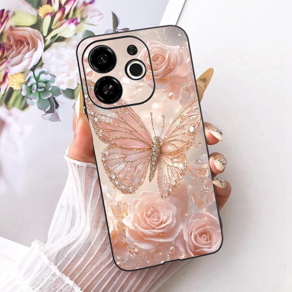 For Tecno Pop 9 5G Case KL4 New Luxury Painted Cover For Tecno Spark 30C 5G KL8H Soft Silicone Case For Tecno Spark 30 5G Fundas