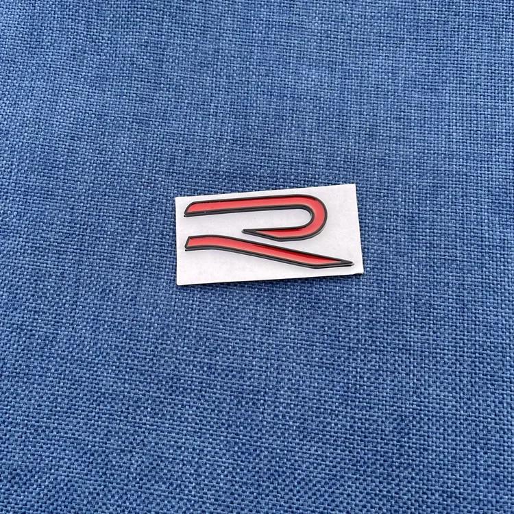 AABIL1 Metal New RLINE Logo Car Front Grille Emblem Rear Trunk Stickers for Volkswagen VW Golf 7 8 GTI Beetle Passat Tiguan Jetta POLO