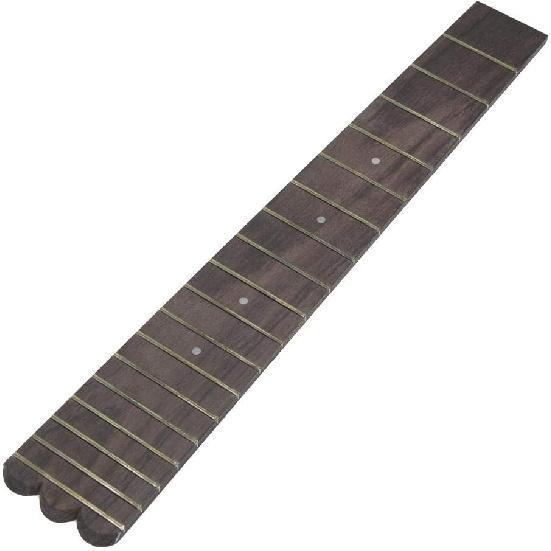 Bnineteenteam 26 Inch Ukulele Rosewood Wood Fretboard Fingerboard Concert Ukulele Fretboard 18 Frets Playing Accessories