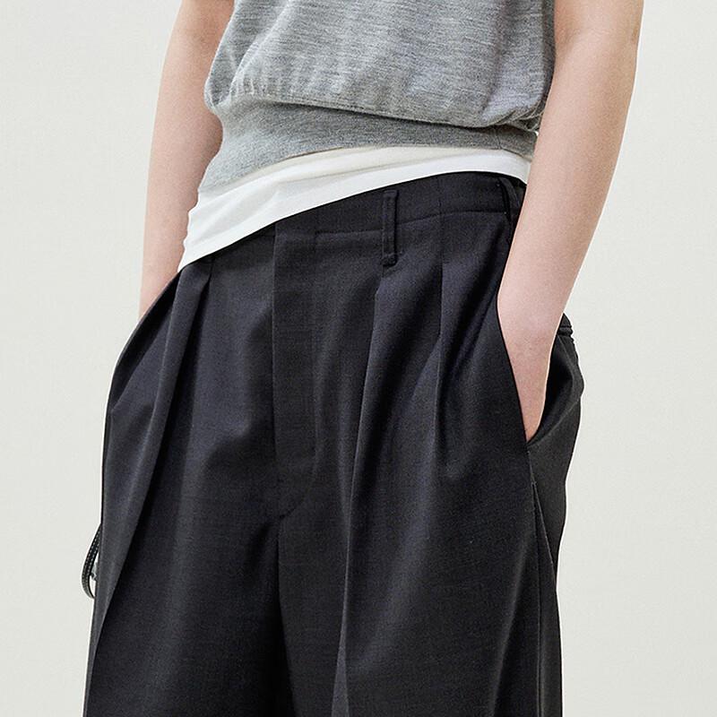 LESS 2025 Spring Casual Loose Harem Trousers