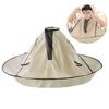 1PC Wasserdicht Erwachsene Haar Schneiden Mantel Faltbare Regenschirm Cape Salon Barber Hause Friseur Cape Abdeckung Tuch