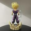 Anime Dragon Ball Z Son Gohan Action Figure Toys with Two Heads 26cm DBZ SSJ 2 Figurine Super Saiyan Model Collection GK Statue