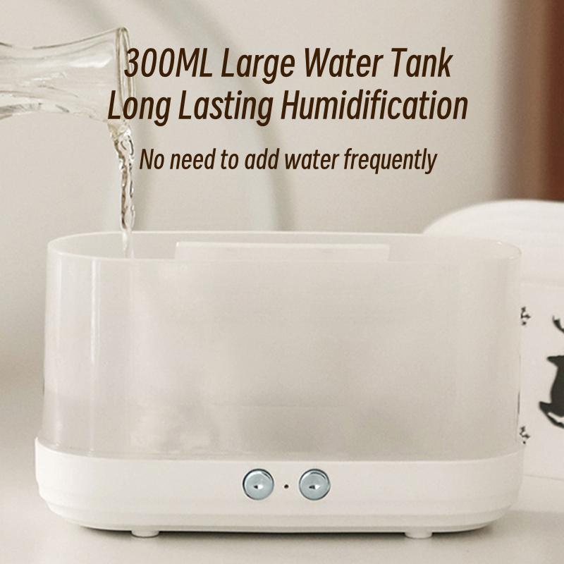 300 ml Sika Deer Aromatherapie Diffusor Flamme Lampe Usb Ätherisches Öl Diffusor Ultraschall Kühlen Nebel Maker Aroma Luftbefeuchter