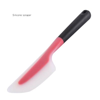 New Translucent Silicone Hanging Knife Integrated Cake Cream Spatula Baking Tool