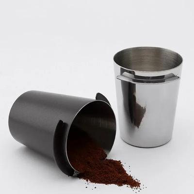 51-58mm hrnek na dávkování kávy Nerezový hrnek na čichání pro espresso kávovar Odolný proti opotřebení kelímek na kávu Dávkovací šálek na prášek Díl podavače prášku