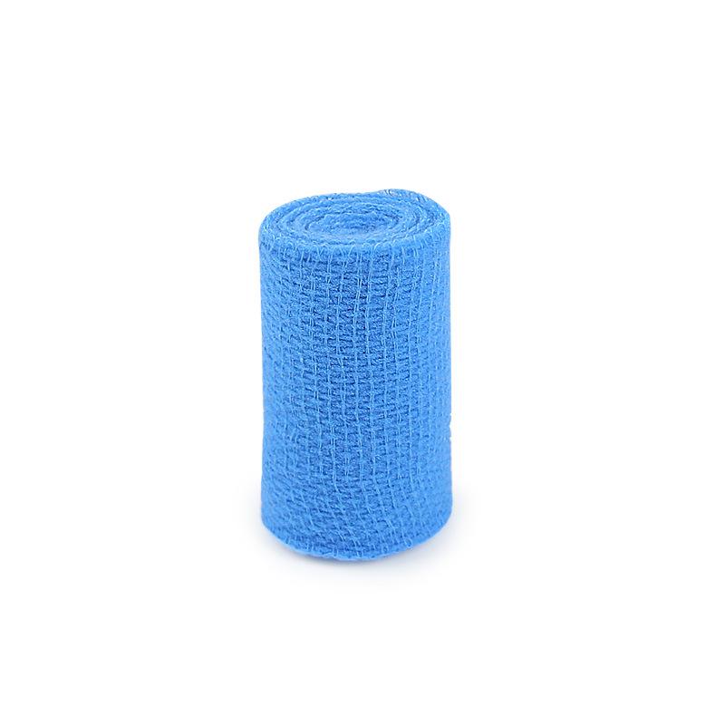 Knee & Arm Elastic Compression Bandage - Blue Cotton Mesh Wrap 5cm x 4.5m синий