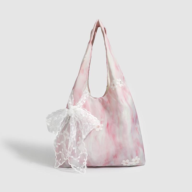 Chinese Style Embroidery Art Fairy Cloth Bag Shoulder Handbag Commuter Large Vest Bag