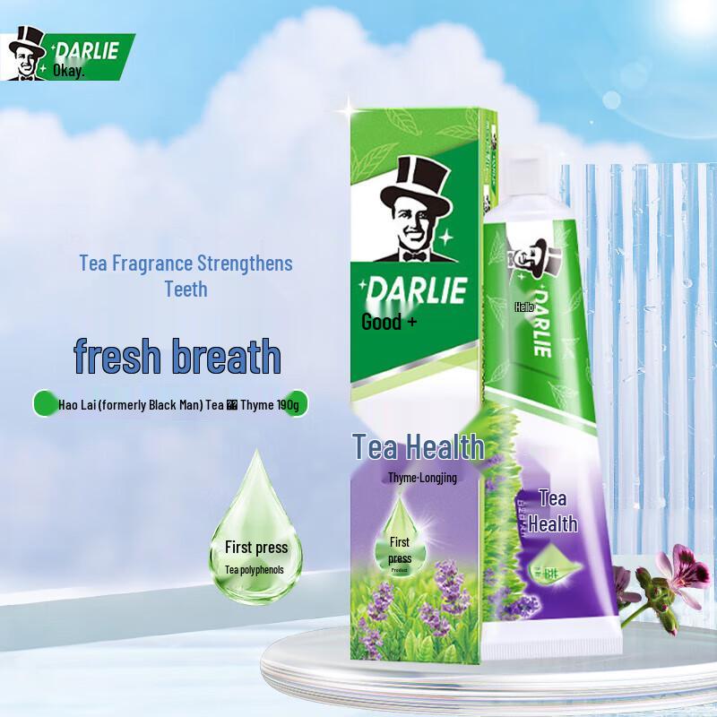 

Darlie Tea Fresh Thyme Longjing Toothpaste 3-Pack