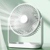 Small Desk Fan 3 Blades Multifunctional Quiet Rechargeable   Fan for Home Camping