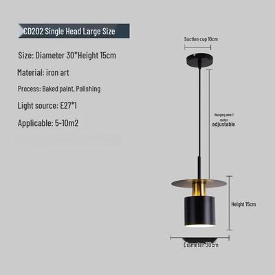 Oeny CD202 Nowoczesna Minimalistyczna Lampa Wisząca
