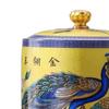 Ceramic Tea Canister Storage Bottle Jar Glazed Hand Painted Container Sealed