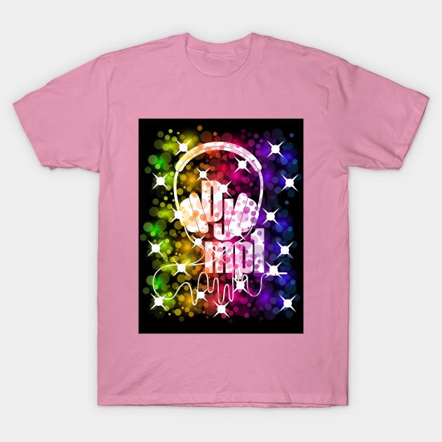 Женская футболка с принтом диджея Харадзюку, кавайная футболка, летняя футболка с коротким рукавом, женская футболка, топ S розовый