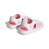 New Adidas Water Sandal Anti-Slip And Wear-Resistant Lightweight Children's Sandals White Pink Children Aged 3-7 Years Old H06320
