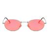 RMM new retro oval sunglasses ladies bright color street shoot cute sexy retro oval sunglasses gold black