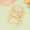 Handcrafted Wooden Handle Bag Handle Bag Accessory Wooden Root Handle Wooden Semicircle Handle