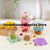 Spock 3 In1 Portable Baby Glass Food Container Box Storage Freezer And Heat-resistant Storage Box