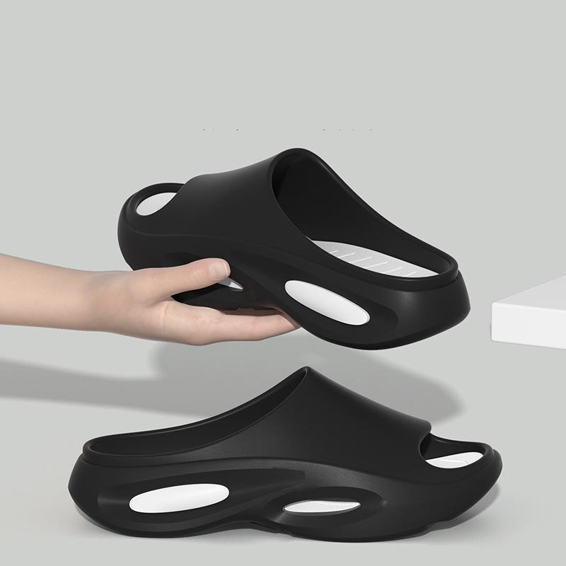 Fashion Comwarm Fashion Platform Men Sandals House Shoes Comfortable Antislip Soft Sole Male Slippers Indoor Bathroom Sandals Beach Shoe
