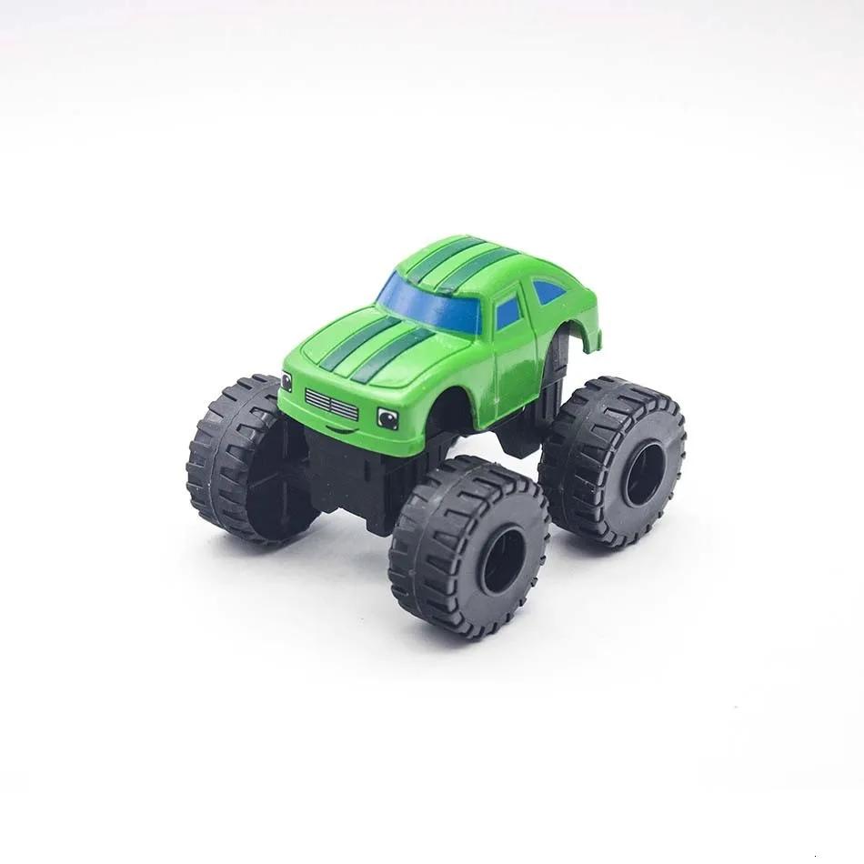 6Pcs Blaze Monster Racing Car Diecast Plaything Set Russia Miracle Crusher Truck Vehicle Transformation Toys For Kids Best Gifts