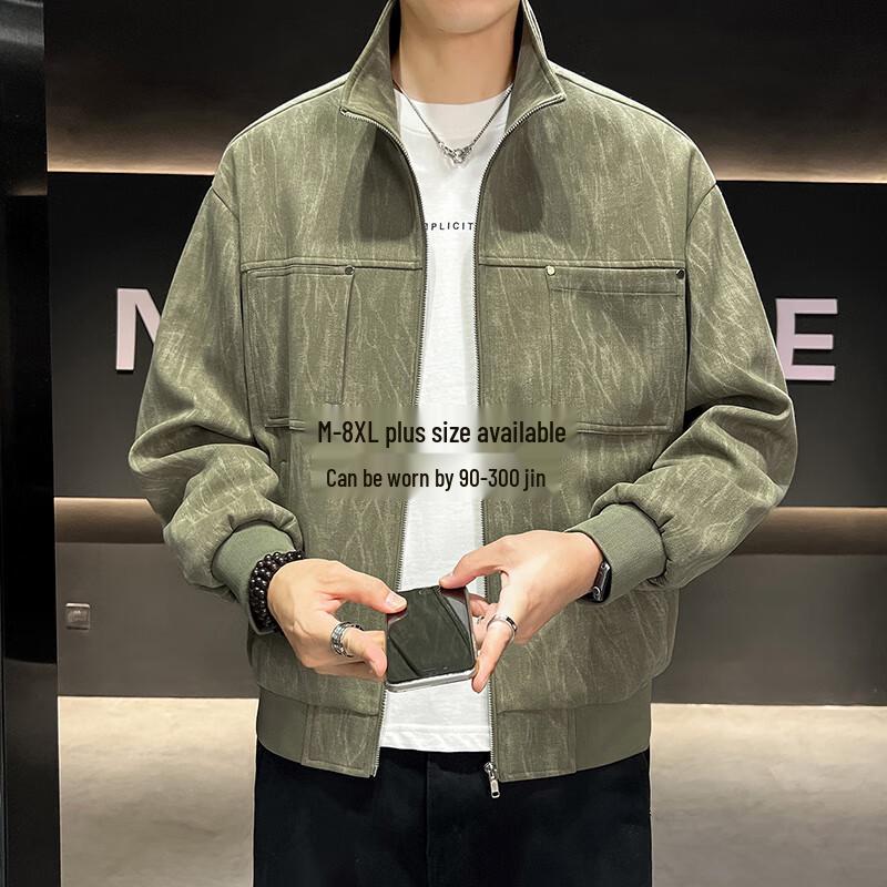 Vindtät Vardagsjacka för Män i Större Storlek